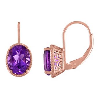 Designs by Gioelli Gemstone Leverback Earrings