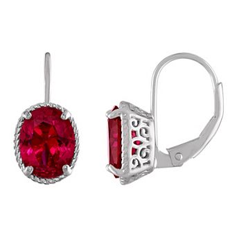 Designs by Gioelli Gemstone Leverback Earrings