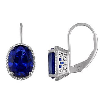 Designs by Gioelli Gemstone Leverback Earrings