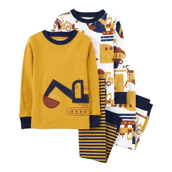 Toddler Boy Carter's Construction Tops & Bottoms Pajama Set