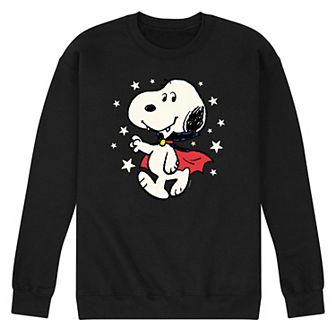 Men's Peanuts Halloween Vampire Glow Sweatshirt