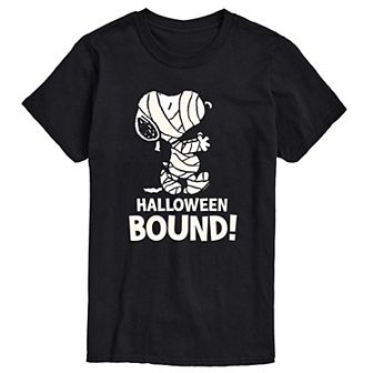 Men's Peanuts Halloween Bound Glow Tee