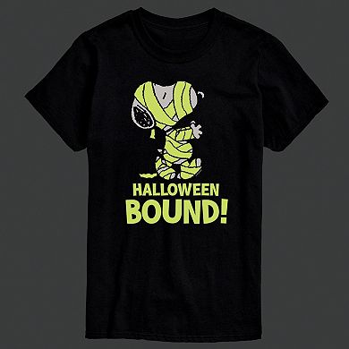 Men's Peanuts Halloween Bound Glow Tee