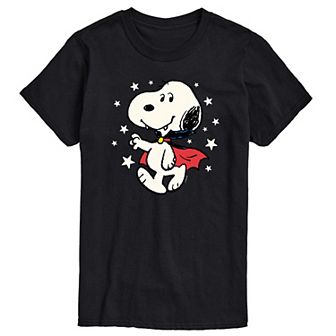 Men's Peanuts Halloween Vampire Glow Tee