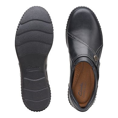 Clarks® Caroline Pearl Women's Leather Slip-On Shoes