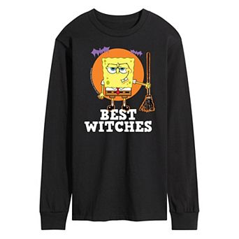 Men's SpongeBob SquarePants Best Witches Long Sleeve Tee