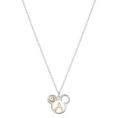 Jewelexcess Women's Initial Letter Pendant Necklace