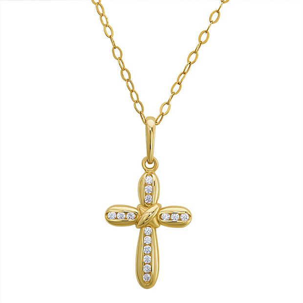 Kohls cross sale necklace womens