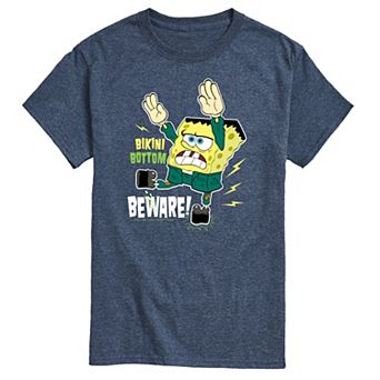 Men's SpongeBob SquarePants Bikini Bottom Beware Tee