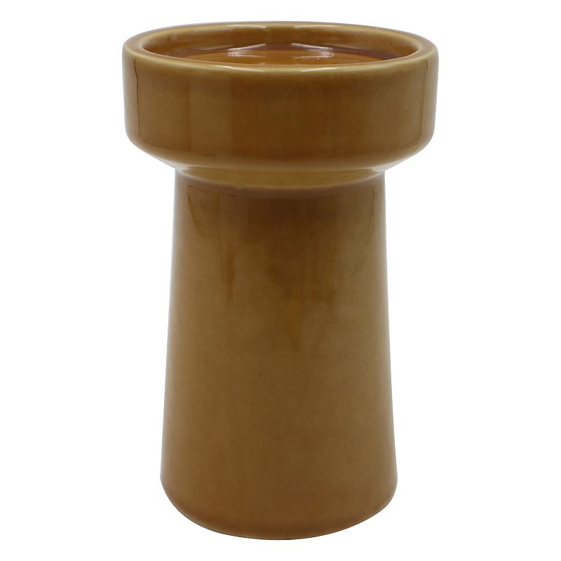 Sonoma Goods For Life Ceramic Glaze Short Pillar Candle Holder, Multicolor