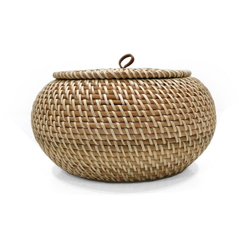 Sonoma Goods For Life Rattan Catchall Table Decor, Multicolor