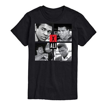Big & Tall Muhammad Ali Image Gride Tee Tee