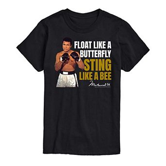 Big & Tall Muhammad Ali Float Like A Butterly Tee
