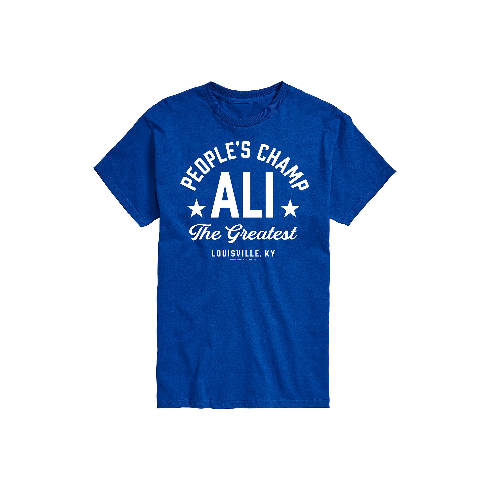 Big & Tall Muhammad Ali Peoples Champ Tee, Mens, Size: Large Tall, Blue