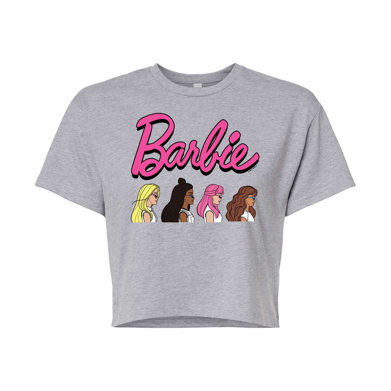 Junior's Barbie Portrait High Neck Graphic Tank