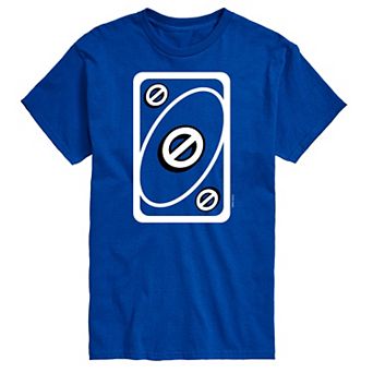 Big & Tall UNO Blue Skip Card Tee