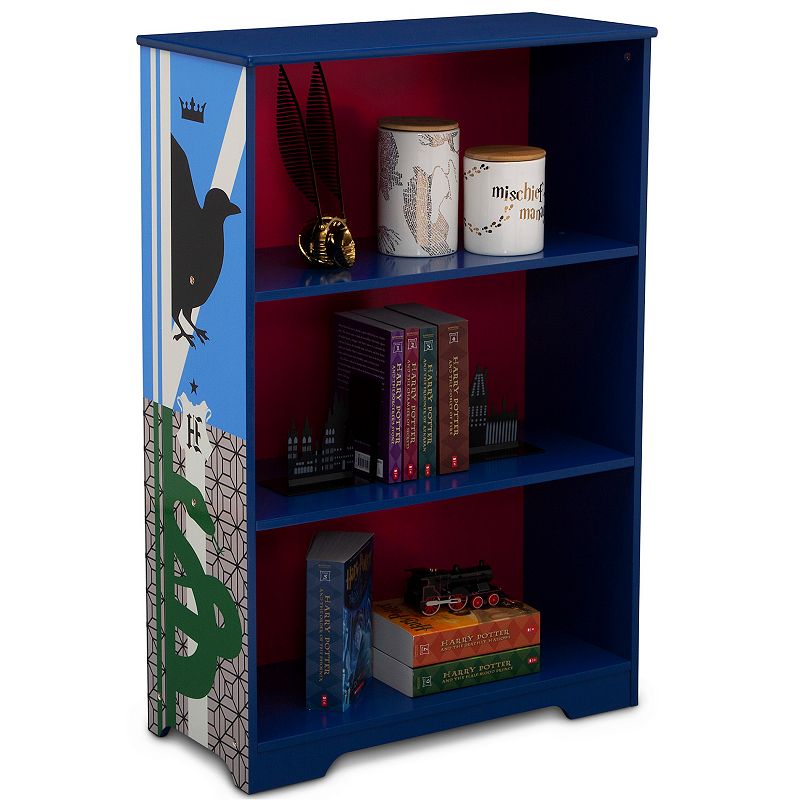 Delta Children Harry Potter Deluxe 3-Shelf Bookcase, Blue