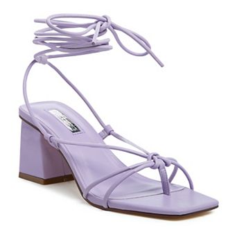 London Rag Spruce Women's Block Heel Sandals