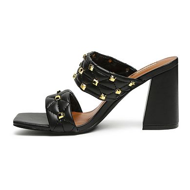 London Rag Fischer Women's Block Heel Sandals