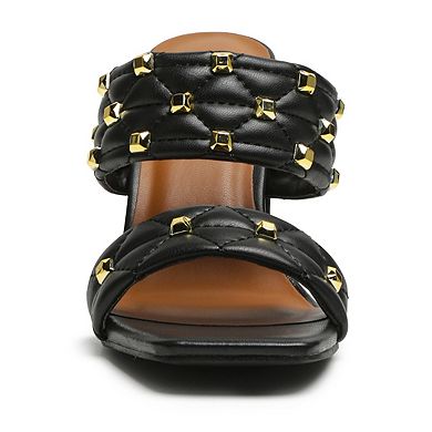 London Rag Fischer Women's Block Heel Sandals