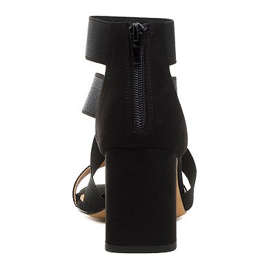 London Rag Benicia Women's Block Heel Sandals