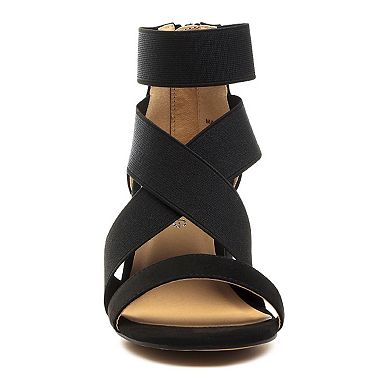 London Rag Benicia Women's Block Heel Sandals