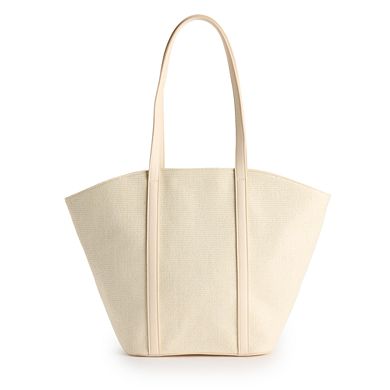 LC Lauren Conrad Straw Tote Bag