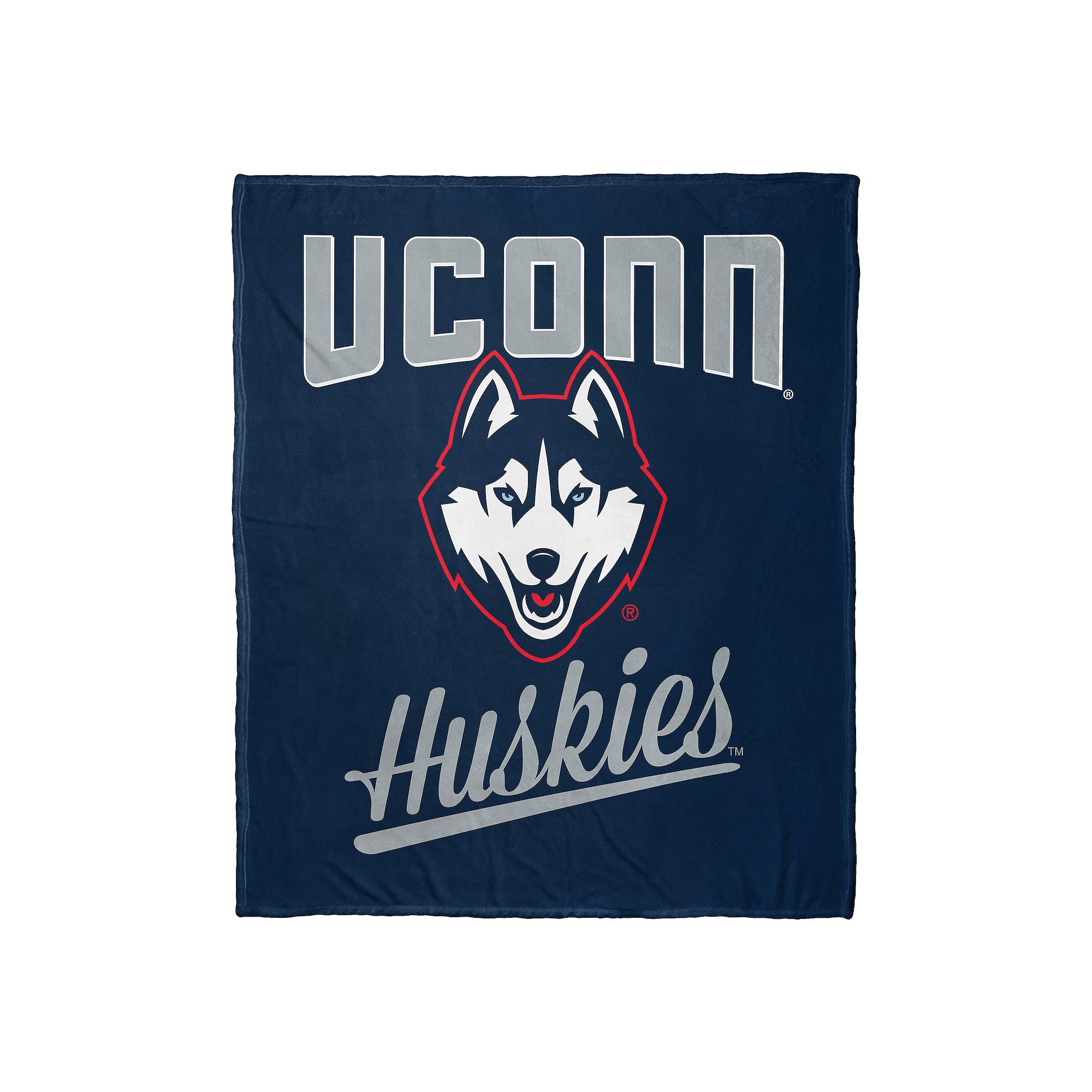 The Northwest UConn Huskies Alumni Silk-Touch Throw Blanket, Team