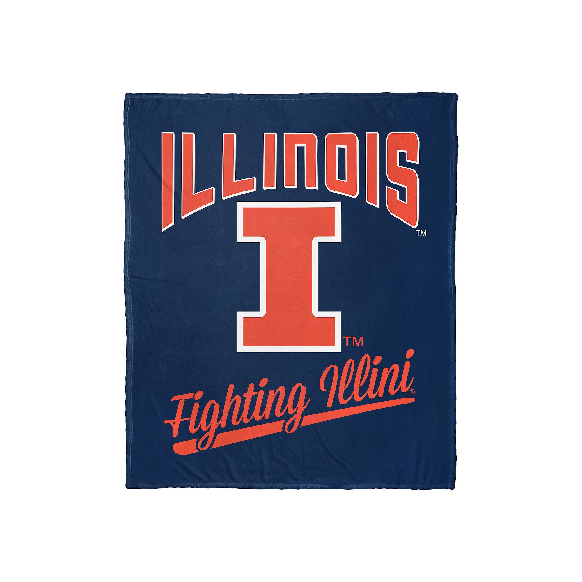 The Northwest Illinois Fighting Illini Alumni Silk-Touch Throw Blanket, Tea
