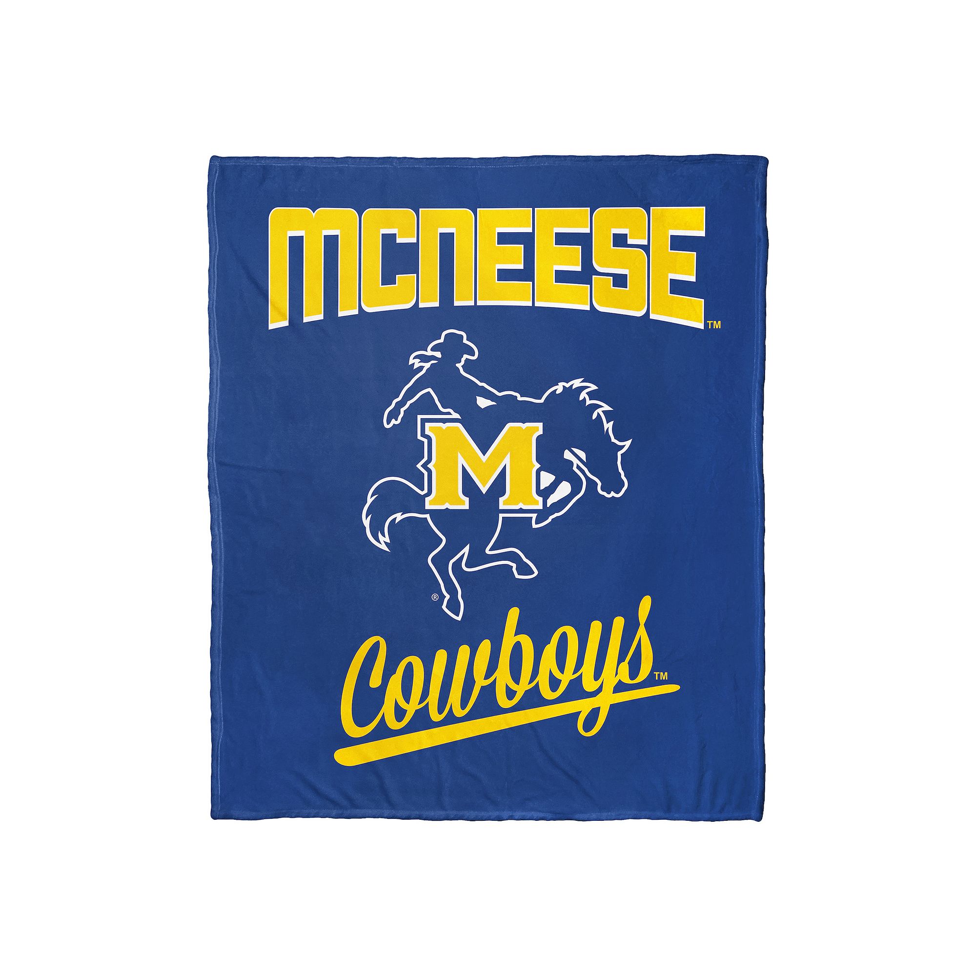 The Northwest McNeese State Cowboys Alumni Silk-Touch Throw Blanket, Mcn Te
