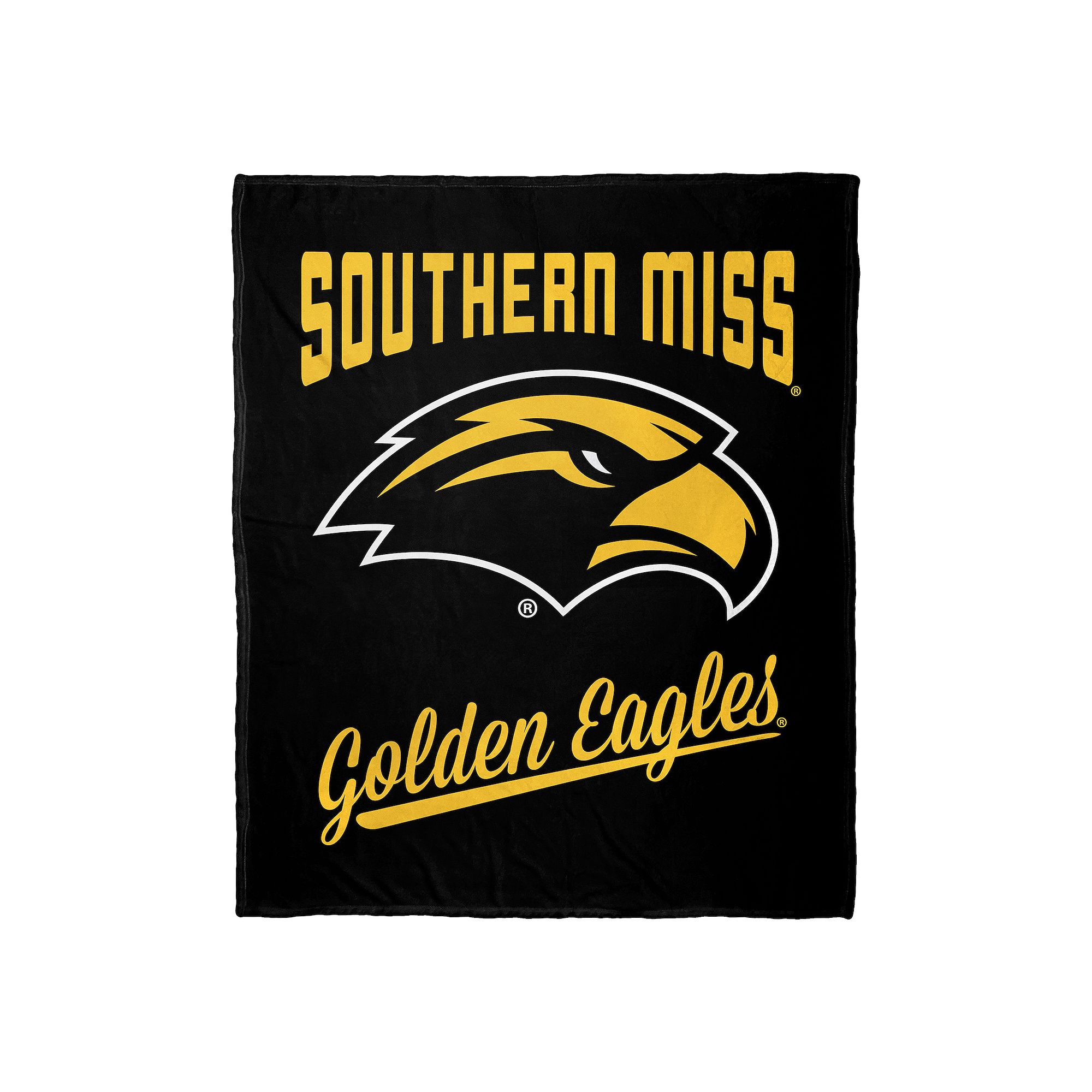 The Northwest Southern Miss Golden Eagles Alumni Silk-Touch Throw Blanket, 