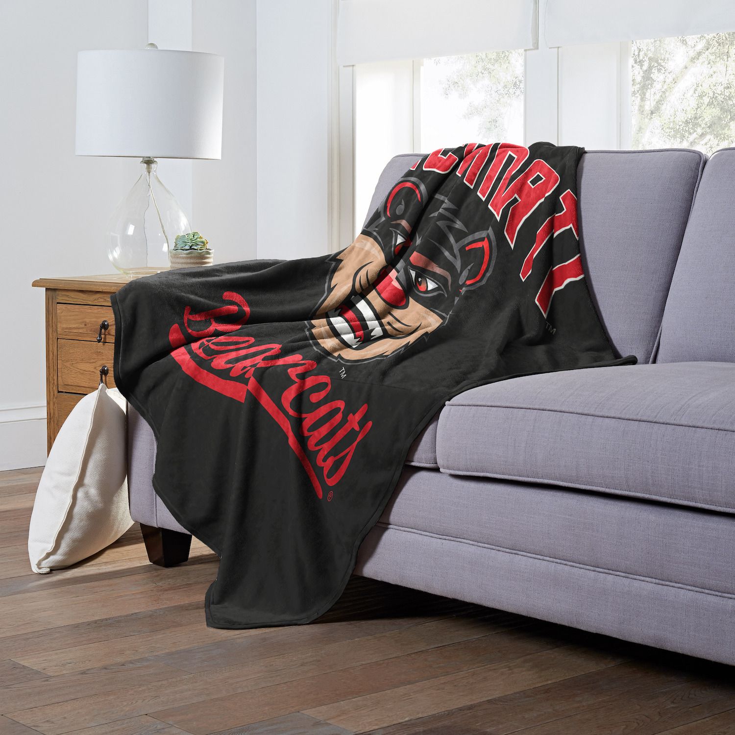 The Northwest Cincinnati Bearcats Throw Blanket
