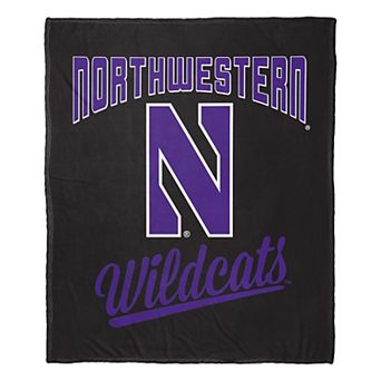 The Northwest Northwestern Wildcats Alumni Silk-Touch Throw Blanket