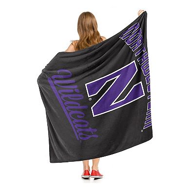 The Northwest Northwestern Wildcats Alumni Silk-Touch Throw Blanket