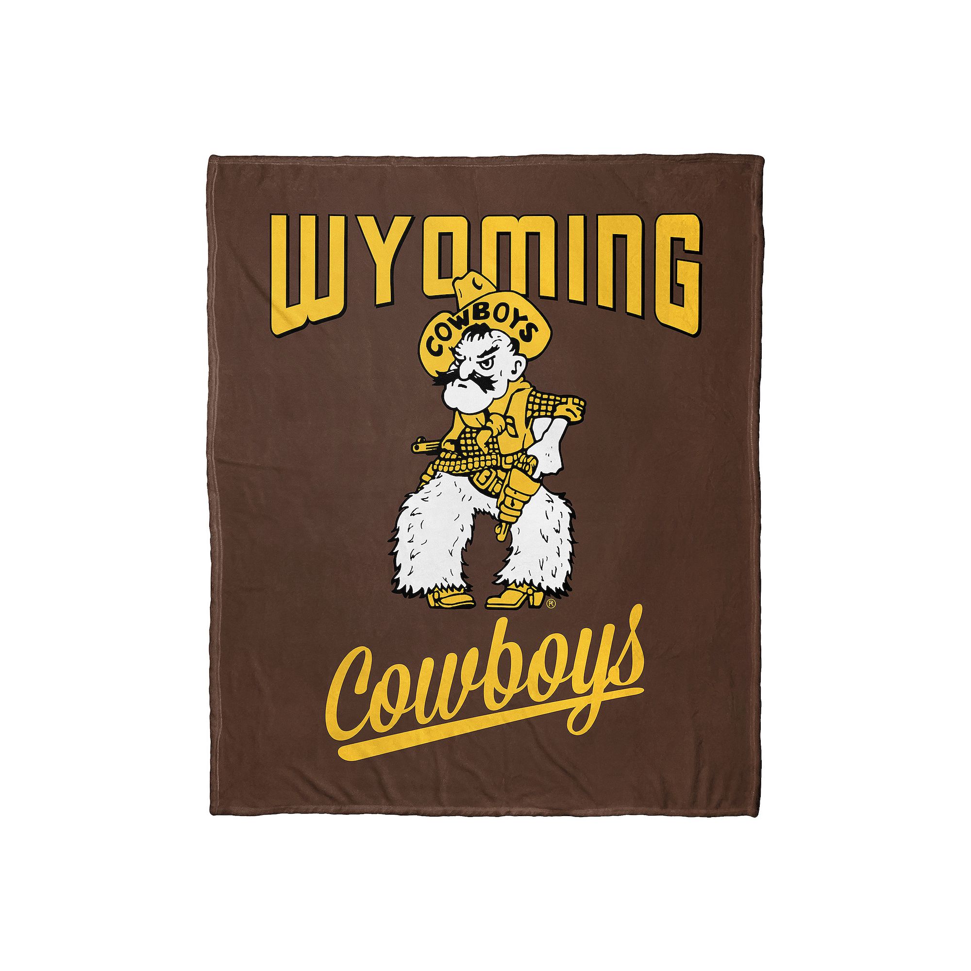 The Northwest Wyoming Cowboys Alumni Silk-Touch Throw Blanket, Wyo Team