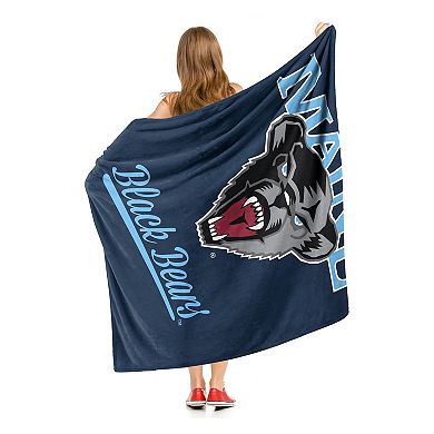 The Northwest Maine Black Bears Alumni Silk-Touch Throw Blanket