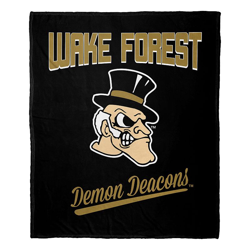 The Northwest Wake Forest Demon Deacons Alumni Silk-Touch Throw Blanket, Mu