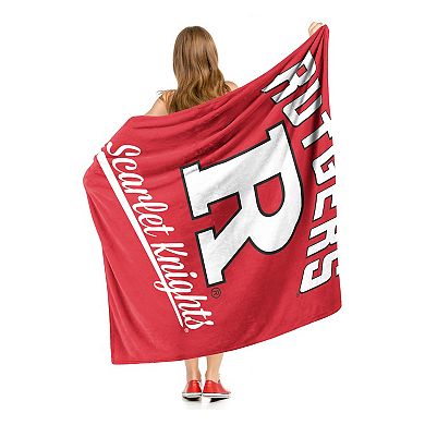 The Northwest Rutgers Scarlet Knights Alumni Silk-Touch Throw Blanket