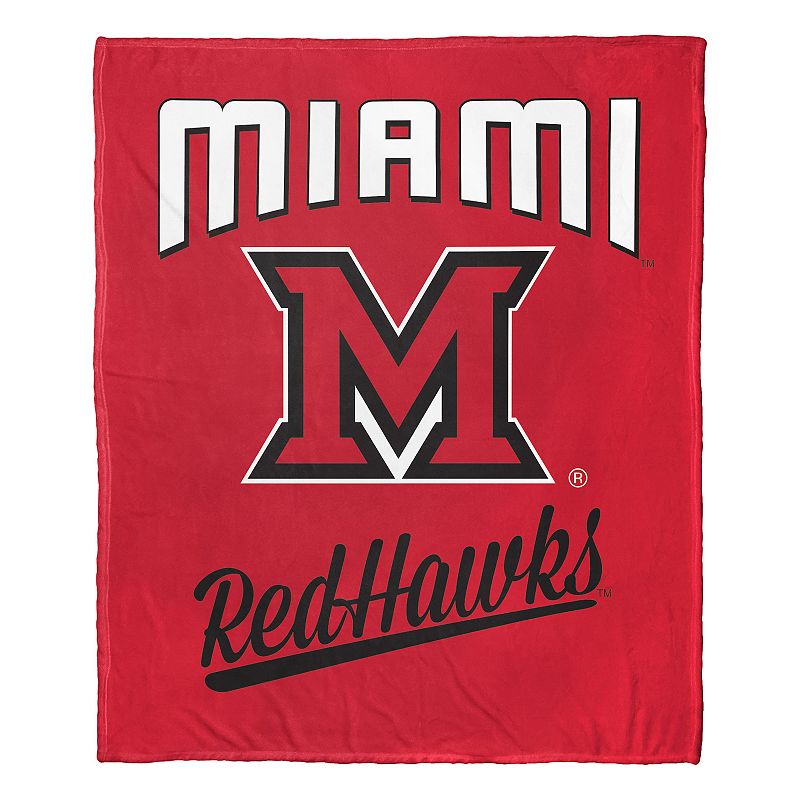 The Northwest Miami RedHawks Alumni Silk-Touch Throw Blanket, Multicolor