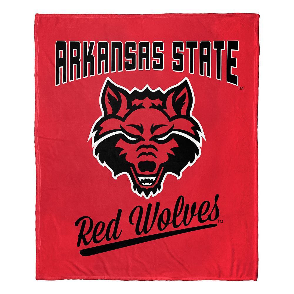 The Northwest Arkansas State Red Wolves Alumni Silk-Touch Throw Blanket