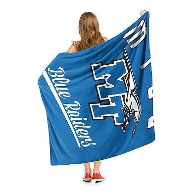 The Northwest Middle Tennessee Blue Raiders Alumni Silk-Touch Throw Blanket