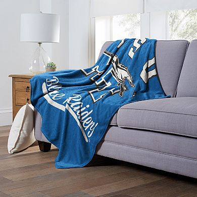 The Northwest Middle Tennessee Blue Raiders Alumni Silk-Touch Throw Blanket