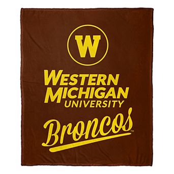 The Northwest Western Michigan Broncos Alumni Silk-Touch Throw Blanket