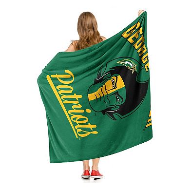 The Northwest George Mason Patriots Alumni Silk-Touch Throw Blanket