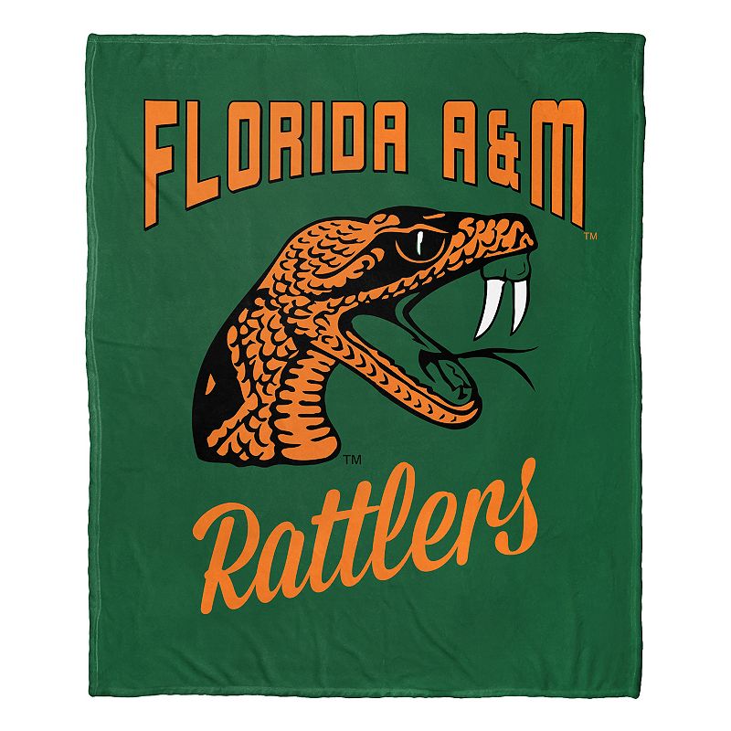 The Northwest Florida A&M Rattlers Alumni Silk-Touch Throw Blanket, Multico