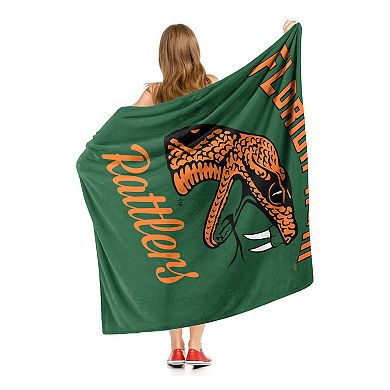 The Northwest Florida A&M Rattlers Alumni Silk-Touch Throw Blanket