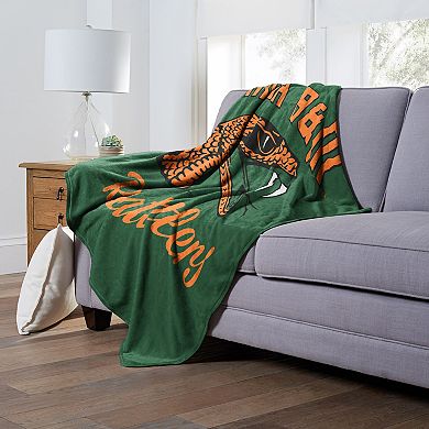 The Northwest Florida A&M Rattlers Alumni Silk-Touch Throw Blanket