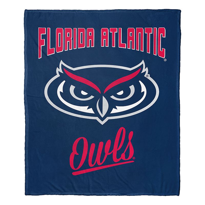 The Northwest Florida Atlantic Owls Alumni Silk-Touch Throw Blanket, Multic