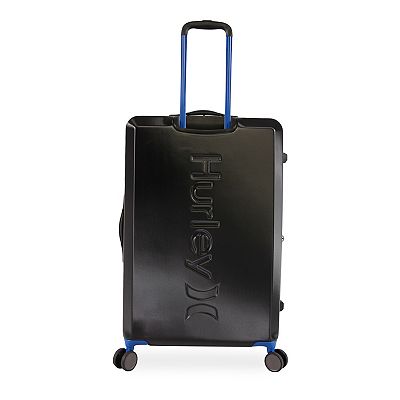 Hurley - zeeclam Amazon.com | Hurley Swiper Hardside Spinner Luggage, Black