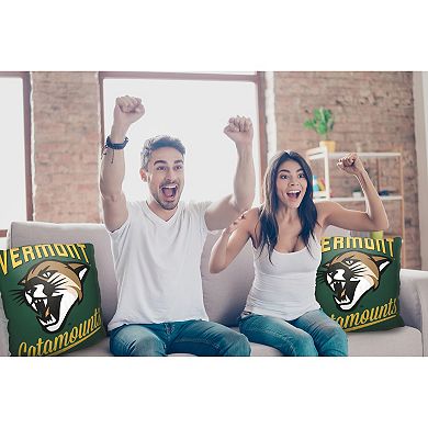 The Northwest Vermont Catamounts Alumni Throw Pillow